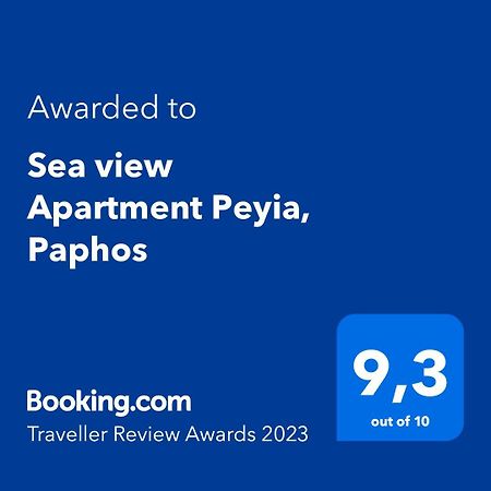 Sea View Apartment Peyia, Paphos Esterno foto